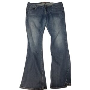 Arizona‎ Jeans Women's Bootcut Blue Denim Size 18 Long Stretch